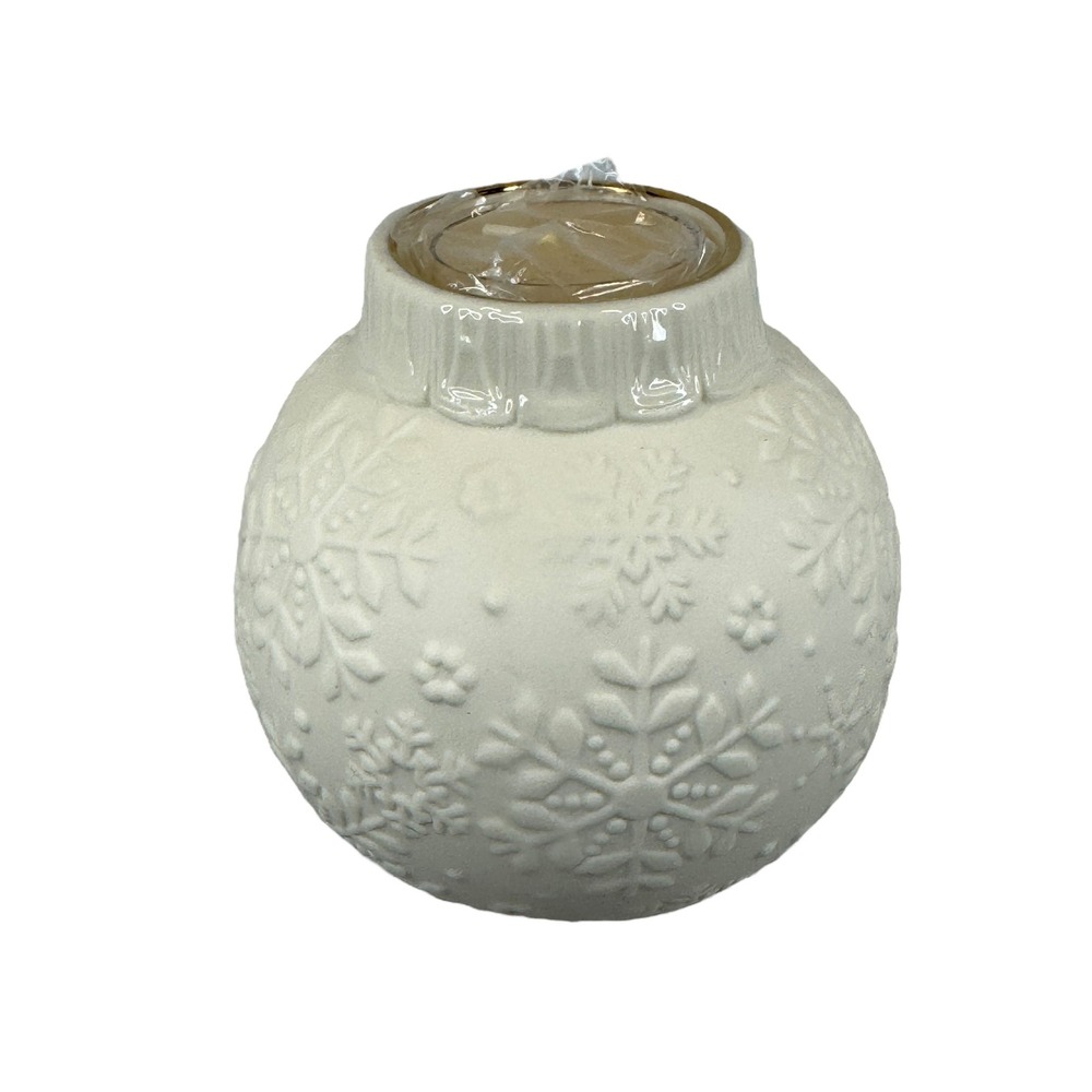 Lenox Ornamental Glow Snowflake Votive Tea Light‎ Holder 4 in